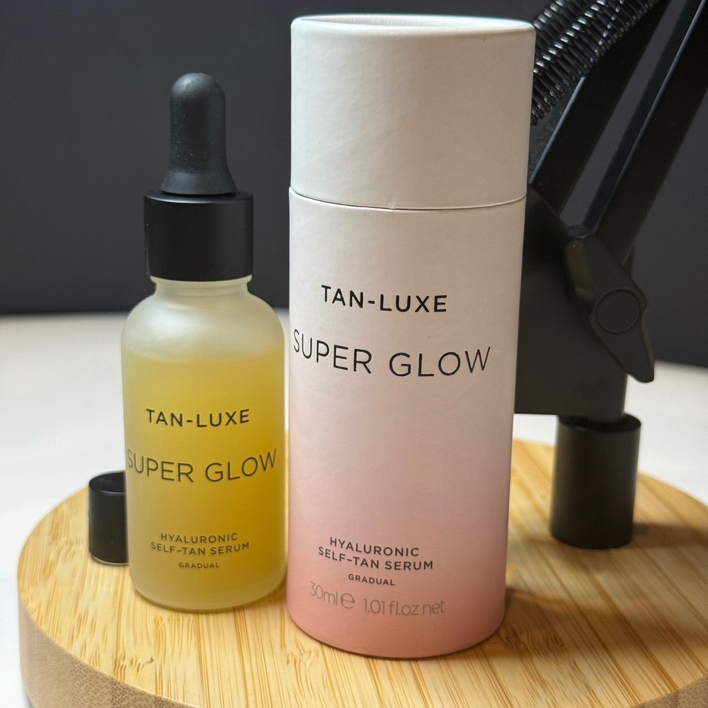 Tan-Luxe Super Glow Hyaluronic Self-Tan Serum 1.01 Oz. New In Box!